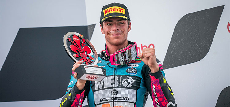 Alonso Lopez al 3 Posto Nella Gara Moto 2