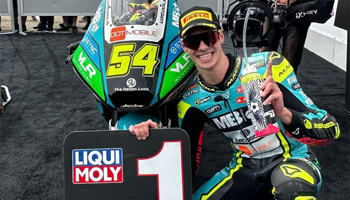 Fermin Aldeguer vince il gran premio di Germania gara Moto 2